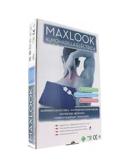 Maxlook Almohadilla Electrica 40X32Cm Lumbar Azul de Maxlook