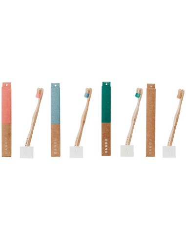 Banbu Cepillo Dental Adulto Medio Azul. Banbu