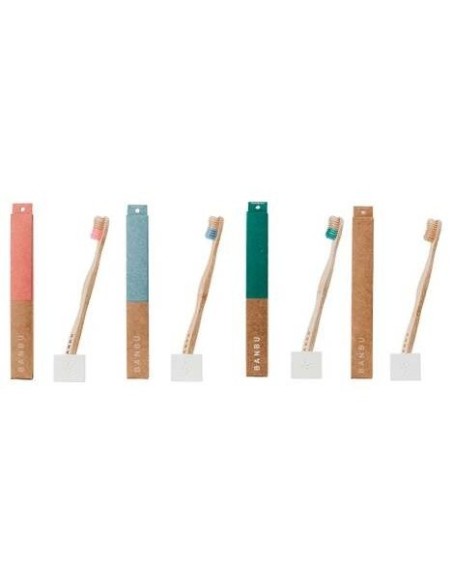 Banbu Cepillo Dental Adulto Medio Azul. Banbu