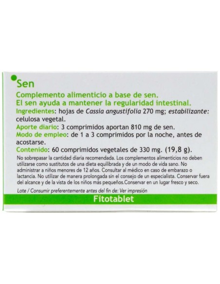 Fitotablet Sen 60Comp de Eladiet