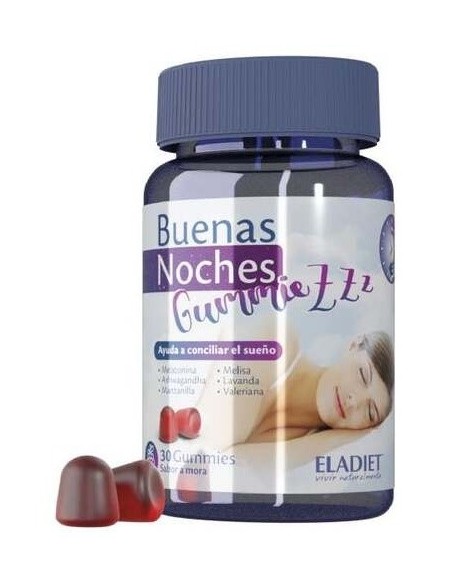 Buenas Noches Mora 30Gummies. de Eladiet