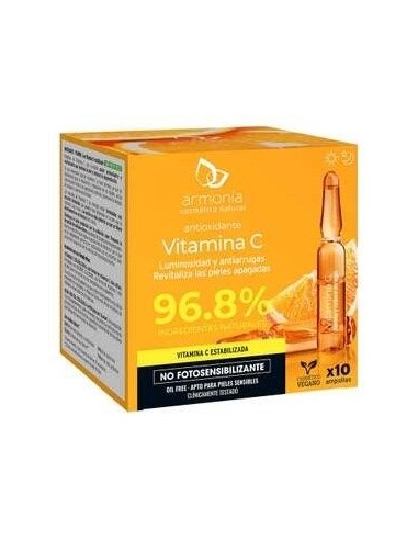 Vitamina C Antioxidante 10Amp. de Armonia