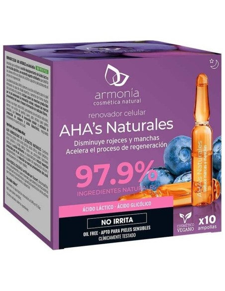 AMPOLLA AHA's NATURALES 10uds de Armonia
