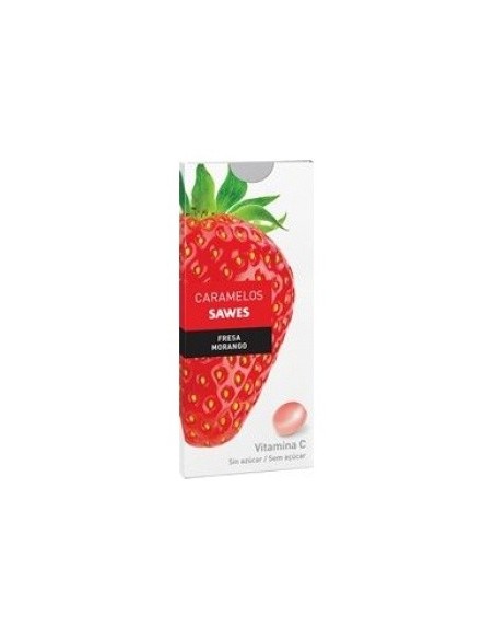 Caramelos Balsam S/Azucar Fresa Vit C Blister 22Gr de Sawes