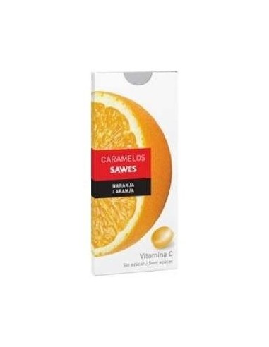 Caramelos Balsam S/Azucar Naranja Vit C 22Gr de Sawes