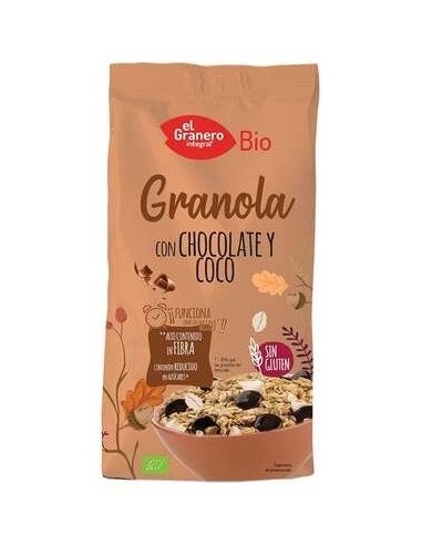 Granola Con Chocolate Y Coco 350Gr. Bio Sg de El Granero