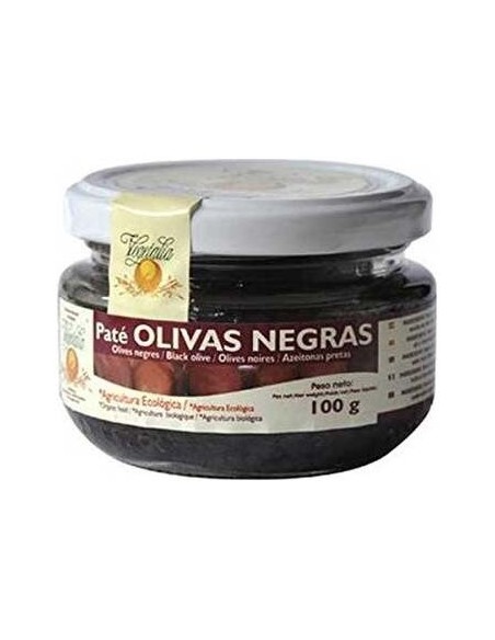 Pate De Olivas Negras Pequeño 100Gr. Bio de Vegetalia