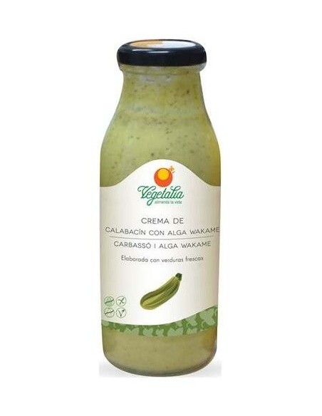 Crema De Calabacin Con Alga Wakame 500Ml. Bio de Vegetalia
