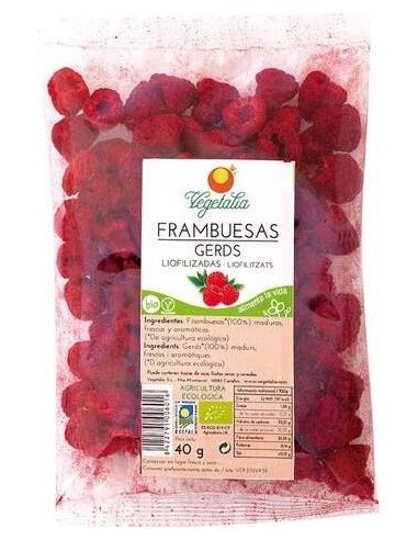 Mix Frutos Rojos Liofilizados y Deshidratados 80g Vegetalia