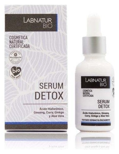 Serum  Facial Detox Ginseng Curry Ginkgo 30Ml. Bio de Labnatur Bio