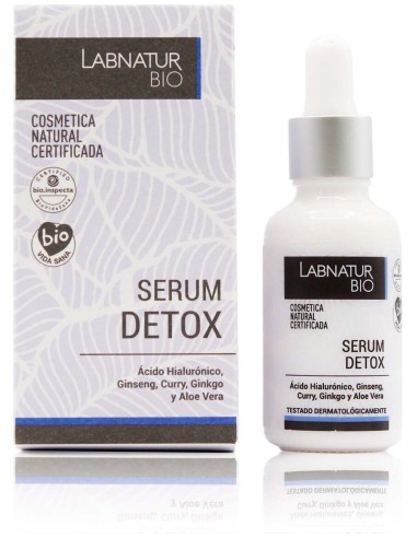 Serum  Facial Detox Ginseng Curry Ginkgo 30Ml. Bio de Labnatur Bio