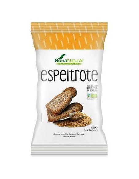 Biscote Espeltrote Integral Trigo-Espelta 300G Bio de Soria Natural