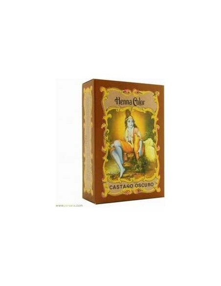 Henna Polvo Castaño Oscuro Profundo 100Gr. de Radhe Shyam