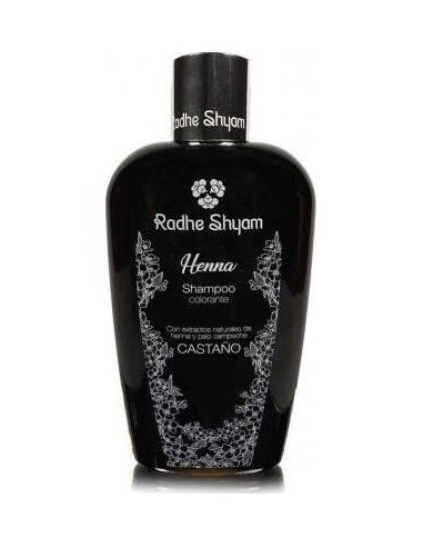 Champu Henna Color Castaño 400Ml. de Radhe Shyam