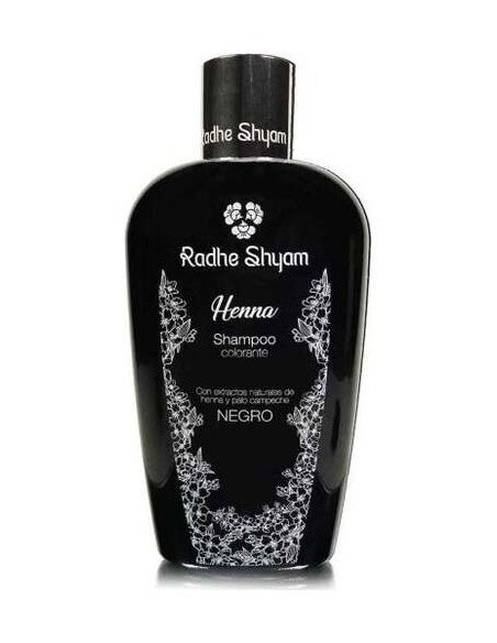 Balsamo Acondicionador Henna Color Negro 400Ml. de Radhe Shyam