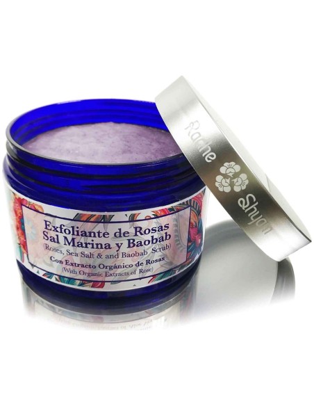 Exfoliante De Rosas Sal Marina Y Baobab 300Gr. de Radhe Shyam
