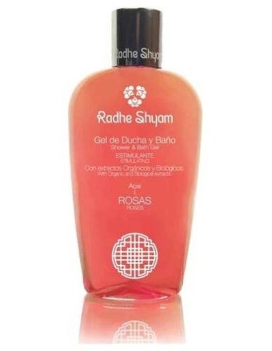 Gel De Baño Rosas Estimulante  250Ml. de Radhe Shyam