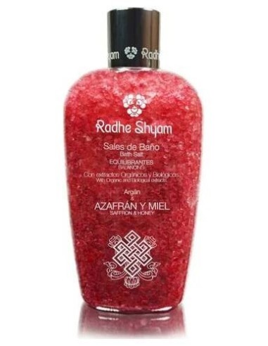 Sales De Baño Azafran De Miel Equilibrante 300Gr de Radhe Shyam