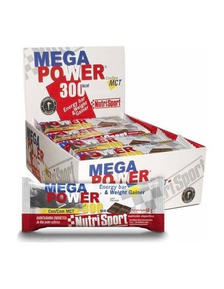 Megapower Barritas Chocolate 12Uds. de Nutrisport