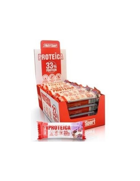 Barrita Proteica Doble Chocolate 24Uds. de Nutrisport