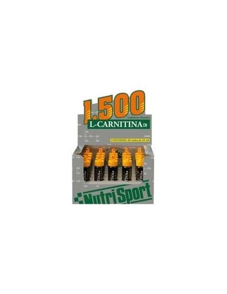 L Carnitina 1500 Fresa 20Amp de Nutrisport