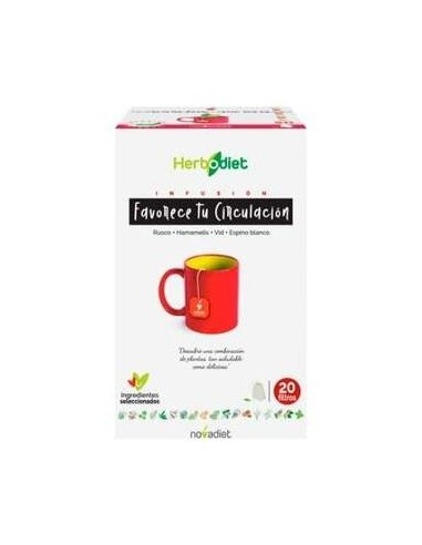 Herbodiet Inf. Favorece Tu Circulacion 20Filtros de Novadiet