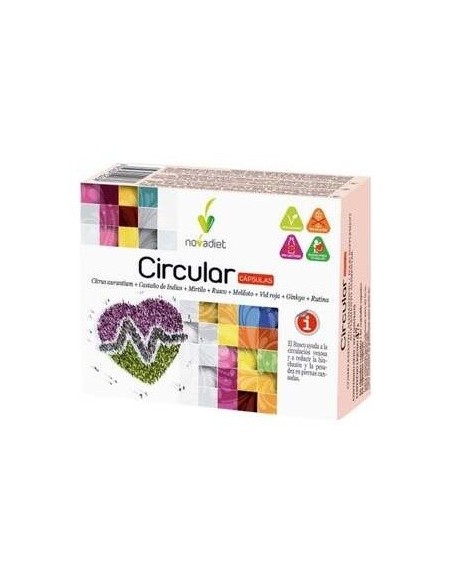 Circular Cápsulas Envase de 60 cápsulas vegetales. de Novadiet