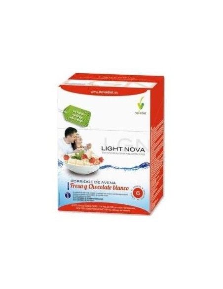 Light Nova Porridge Fresa 6Sbrs. de Novadiet