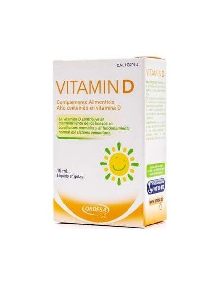 Vitamin D 10Ml. de Ordesa Complementos