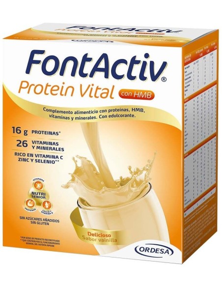 Fontactiv Protein Vital Vainilla 14Sbrs. de Fontactive Otc