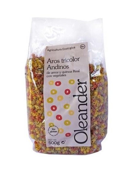 Aros Tricolor Andinos Arroz-Quinoa 500Gr. de Oleander