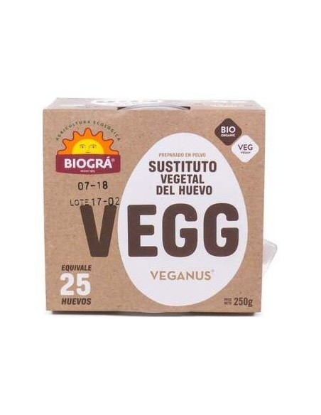 Vegg Sustitutivo Del Huevo 250Gr. Bio de Biogra
