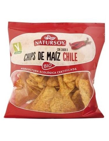 Chips De Maiz Y Chili 75Gr. Bio de Natursoy