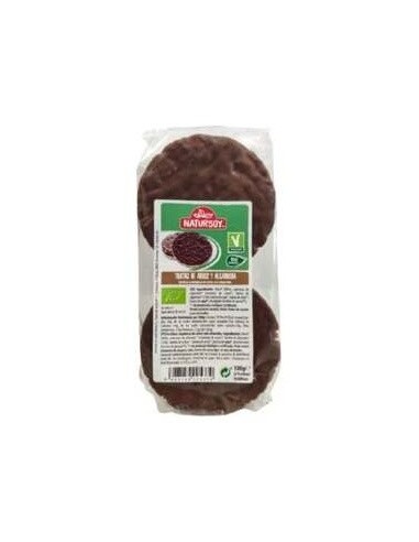 Tortas De Arroz Con Algarroba 100G de Natursoy