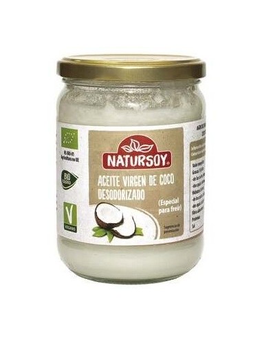 Aceite De Coco Desodorizado 400Ml. Bio de Natursoy