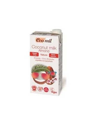Ecomil Bebida De Coco Y Almendra 1Lt 6Uds. Bio S/A de Almond