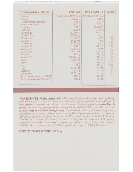 Ginenatal Forte 30Cap. de Rilastil