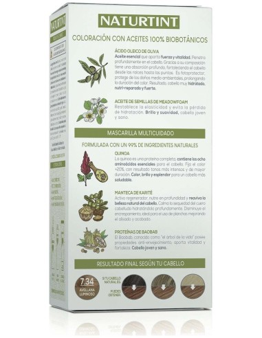 Naturtint Biobased 7.34 Avellana Luminoso Naturtint