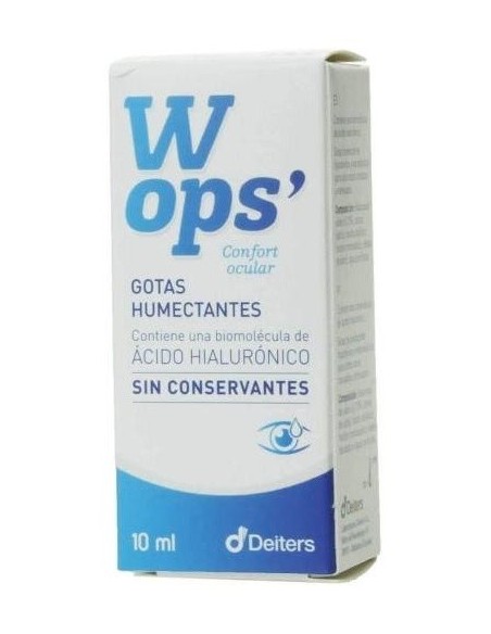 Wops Gotas Humectantes Sin Conservantes 10Ml. de Deiters