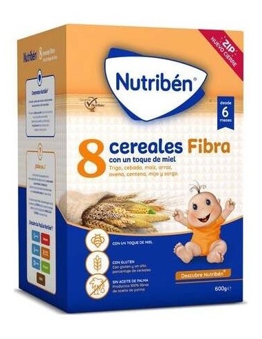 Nutriben 8 Cereales Miel 1000Gr. de Nutriben