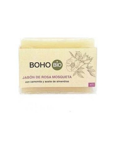 R.Mosqueta Camomila Almendras Jabon Pastilla 100Gr de Boho