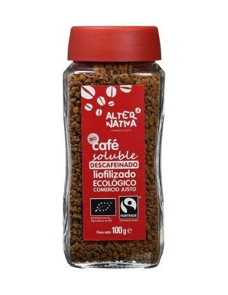 Cafe Descafeinado Soluble 100Gr. Eco de Alternativa 3