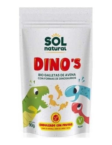 Dinos Galletas De Avena Y Fruta 90Gr. Bio de Solnatural