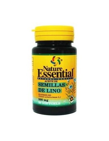 Aceite De Semillas De Lino 500Mg. 50Perlas de Nature Essential