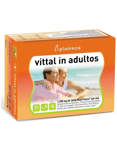 Vittal In Adultos 20 Viales De 10 Ml de Plameca