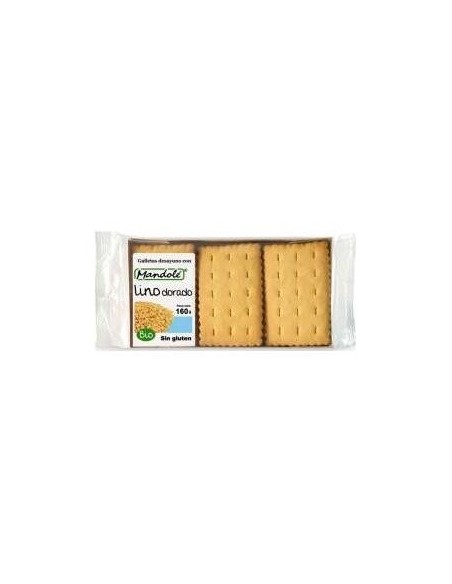 Galletas De Lino Dorado Desayuno 160G Bio Sg de Mandole