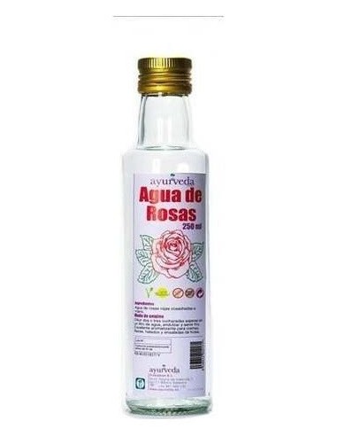 Agua De Rosas 250 Ml de Ayurveda Autentico