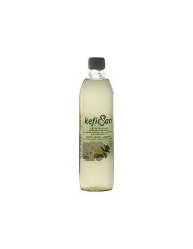 Kefir De Agua Sabor Menta Limon Jengibre 500M Bio de Bionsan