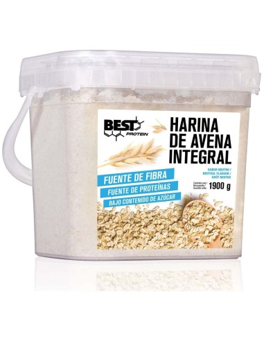 Harina De Avena Integral Vainilla 1900Gr. de Best Protein