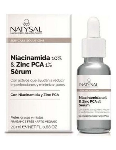 Niacinamida 10% & Zinc Pca 1% Serum 20Ml. de Natysal